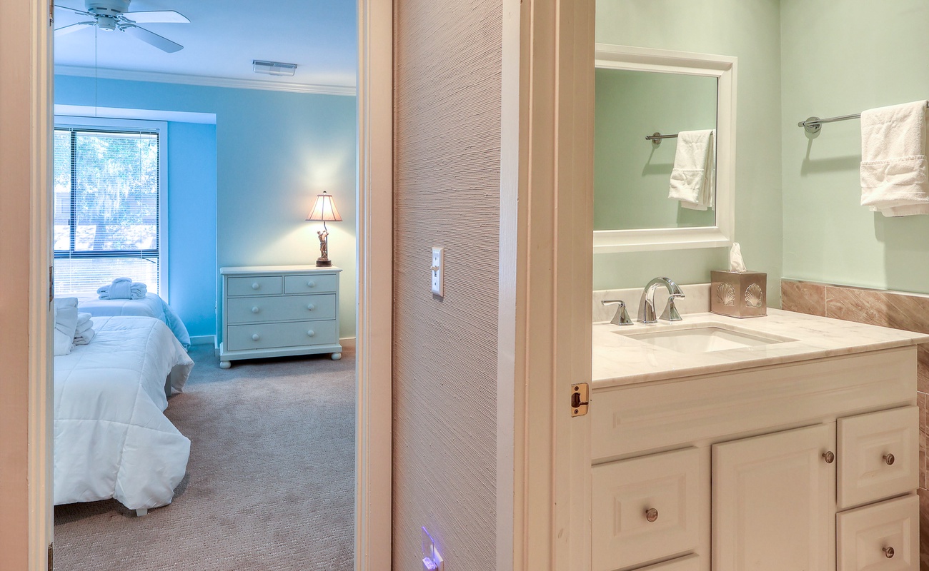 Hall Bathroom and Guest Room