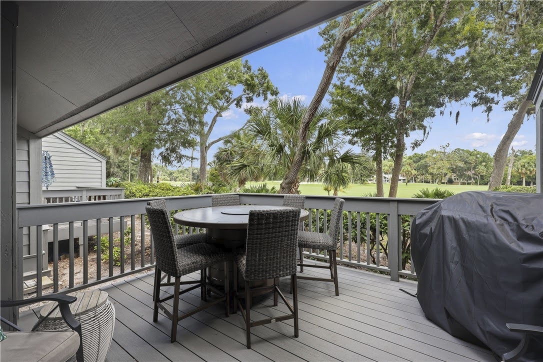 Private Balcony Overlooking Golf Course