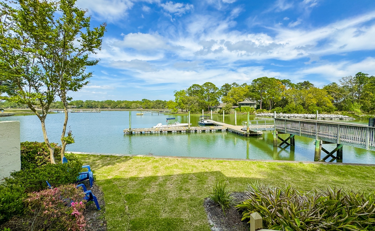 View from Private Porch with Lagoon Access
