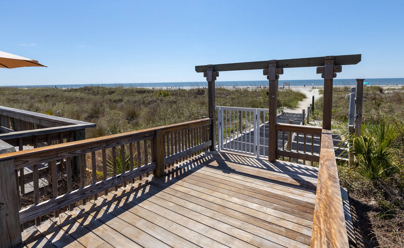Gated Walkway to the Beach