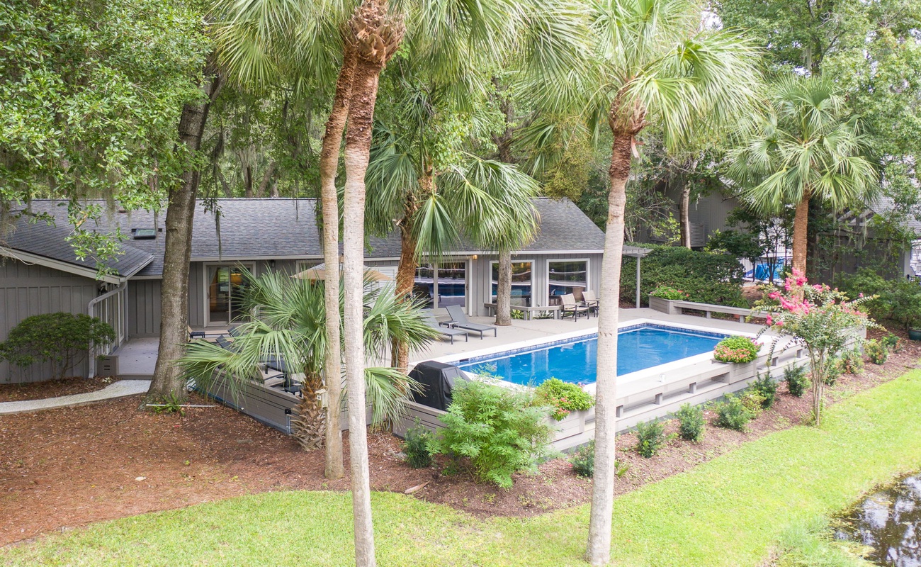 Pool Deck and Backyard Oasis