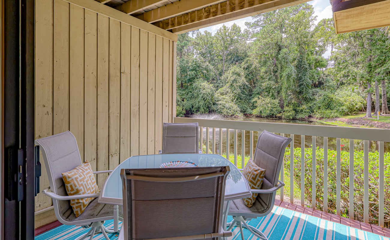 Balcony with Lagoon Views