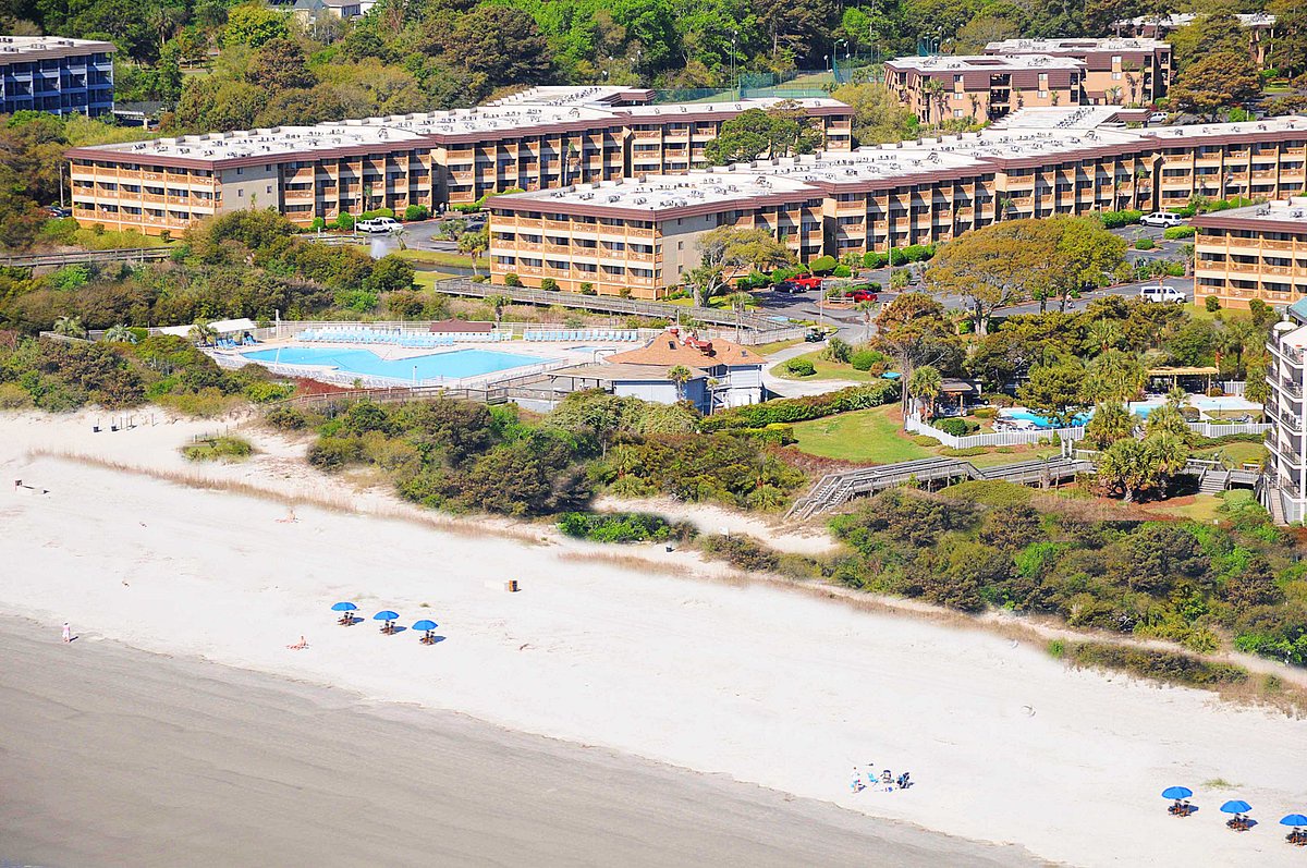 Hilton Head Beach and Tennis Aerial View