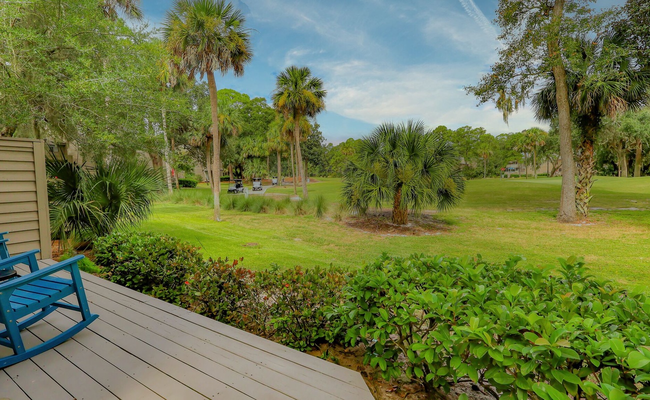 Wrap Around Deck with Golf Course Views