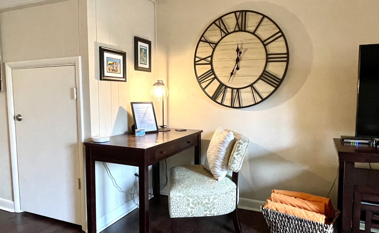 Designated Work Space in Living Area