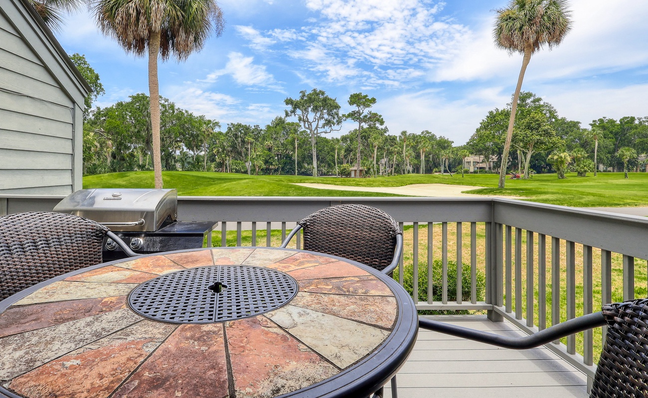 Patio with Golf Course Views