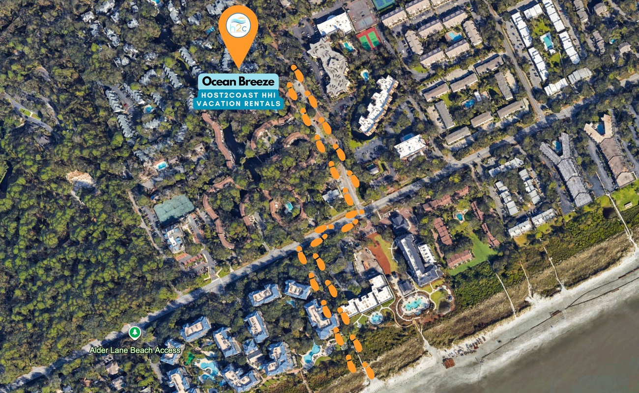 Ocean Breeze Beach Path