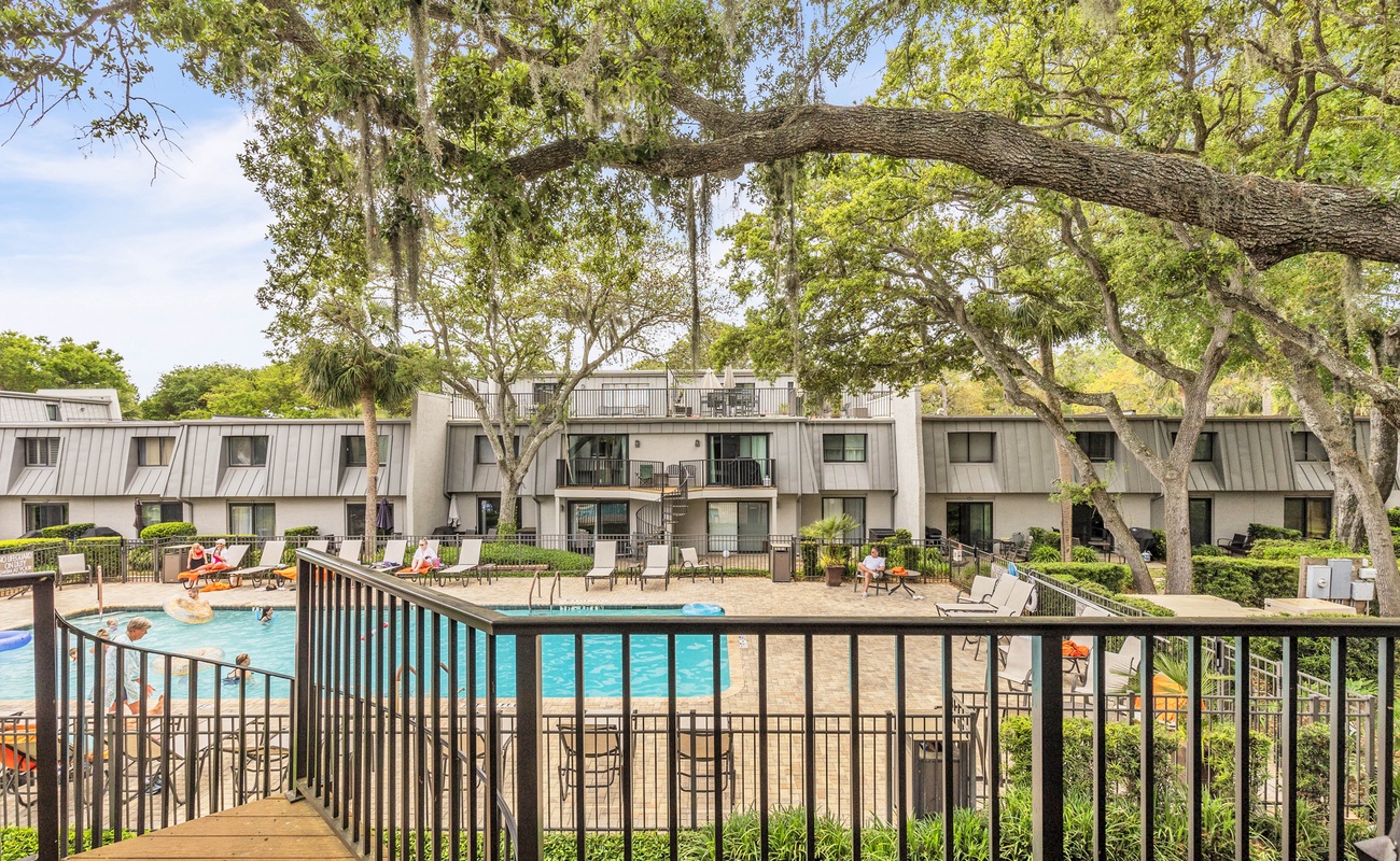 Private Patio Overlooking Community Pool