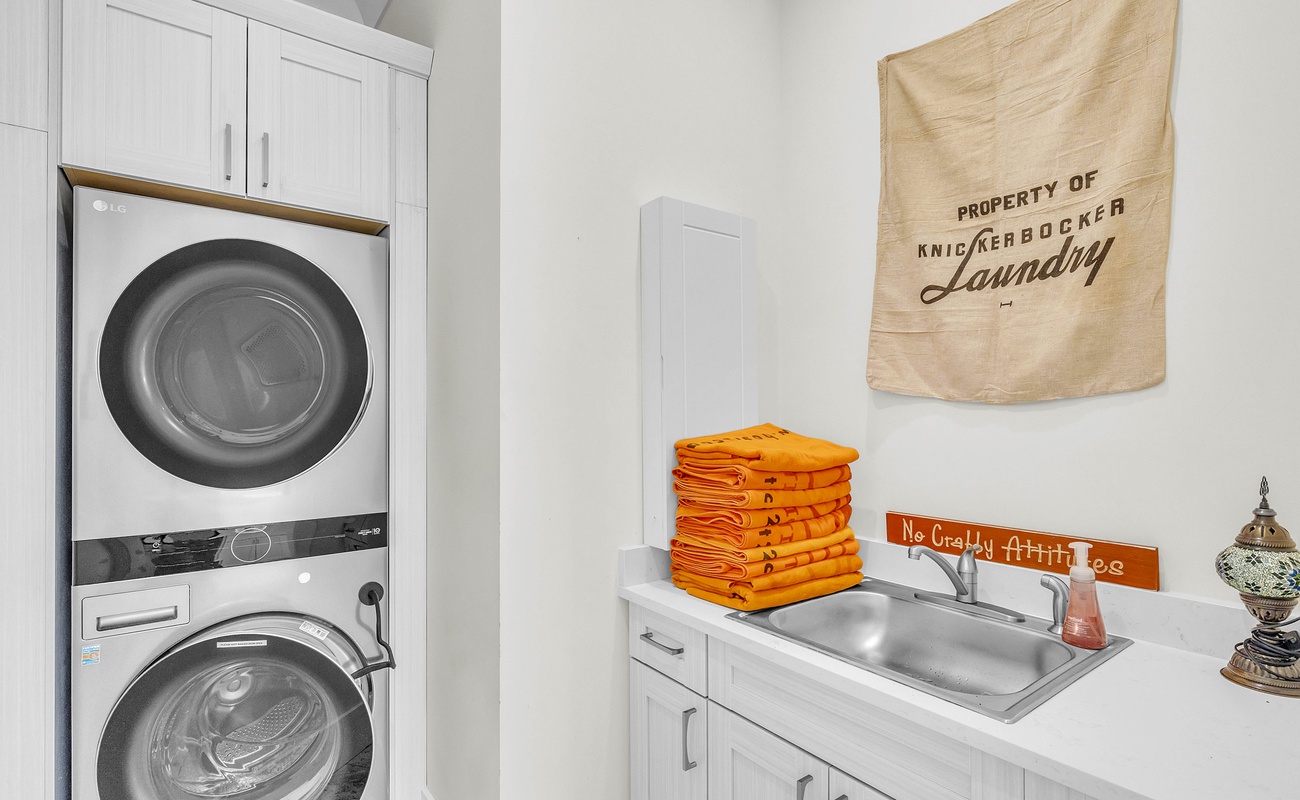 Laundry in Butler Pantry