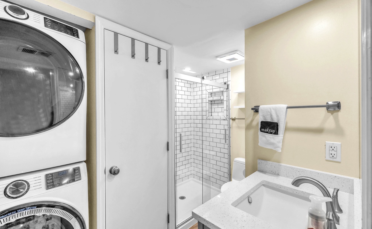 Guest Bedroom on Second Floor with Laundry