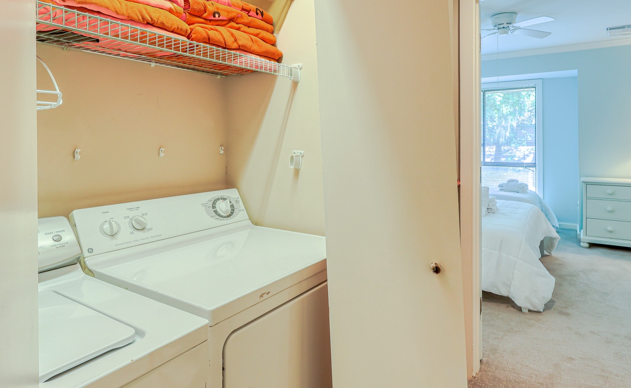Laundry Closet in Hall