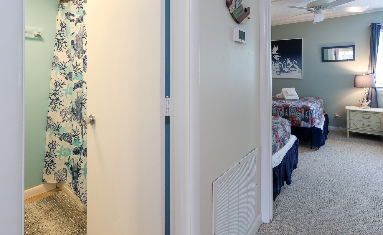 Hall Bathroom and Guest Room