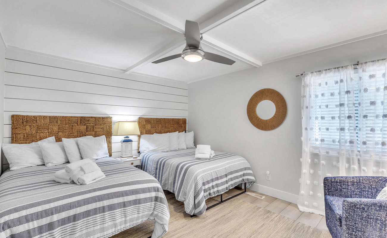 Guest Bedroom with Full Beds