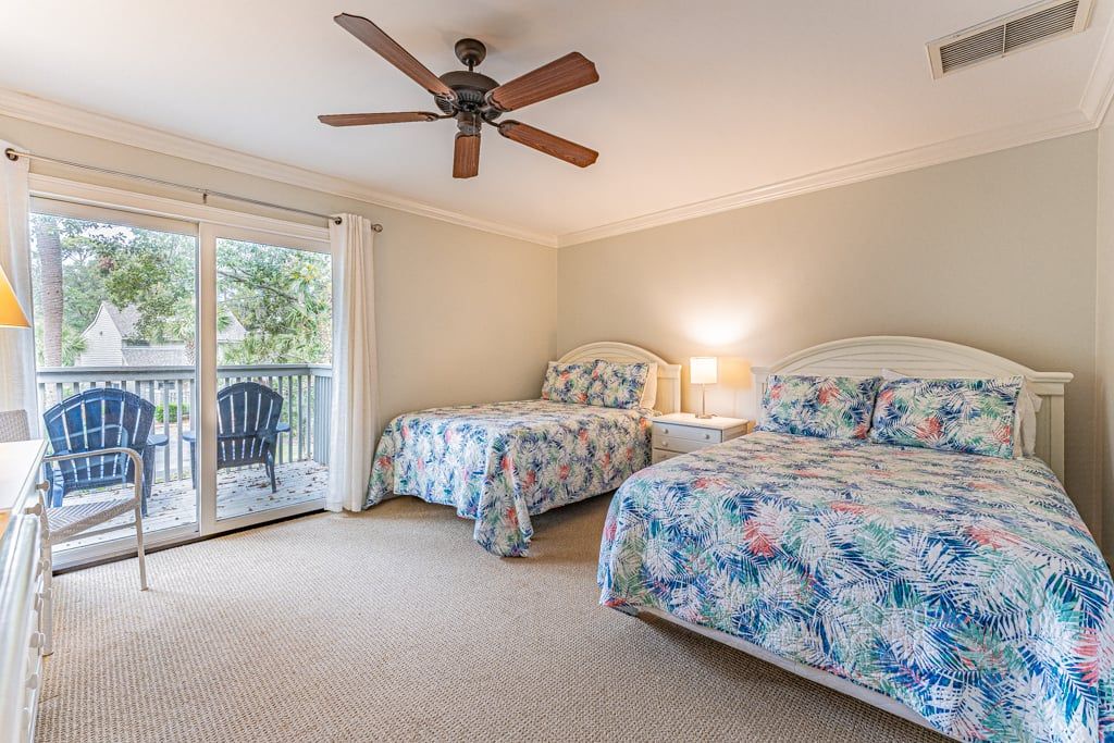 Guest Bedroom with Queen and Twin Bed
