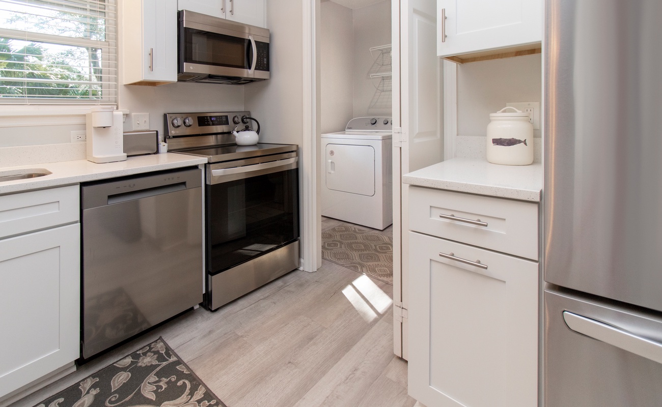 Kitchen and Laundry Room