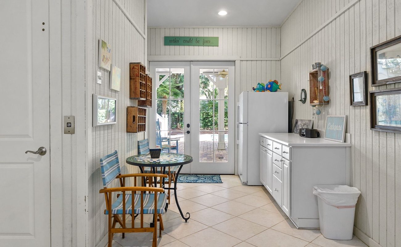 Lower Living Area (Elevator not for guest use)