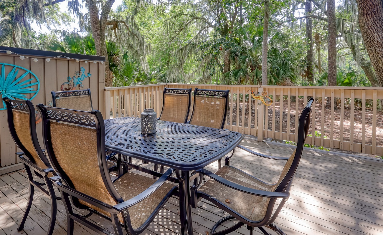 Deck with Access to Private Grill Area