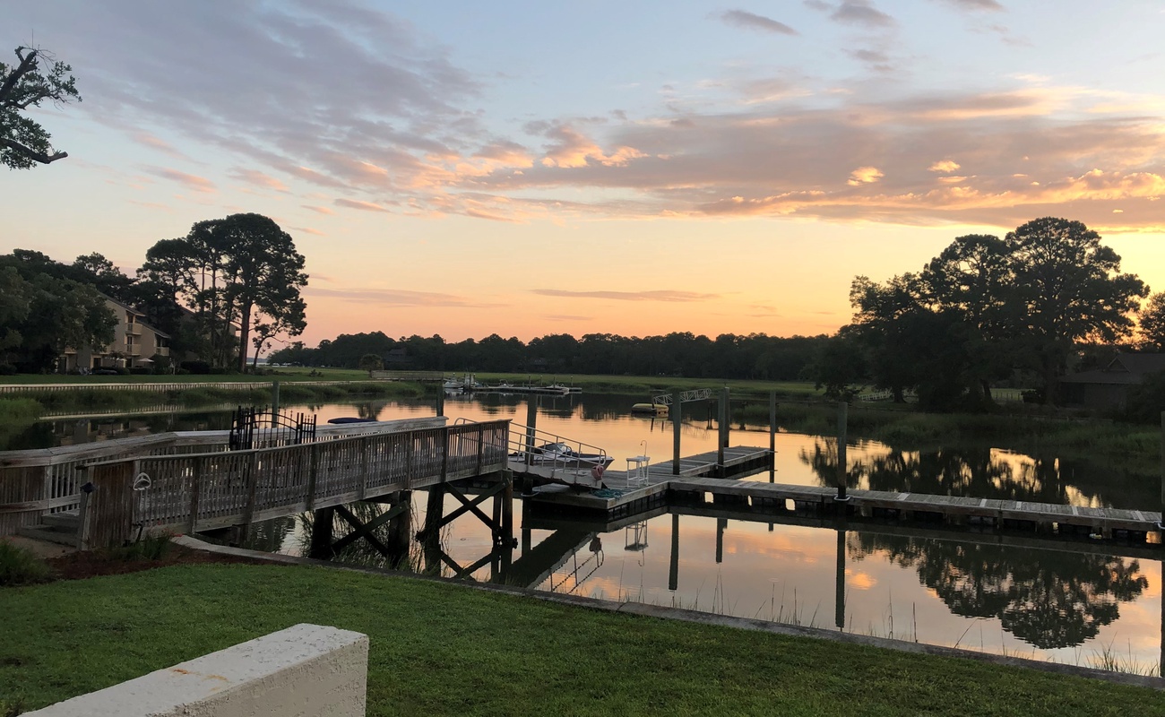 View From Patio at Sunset