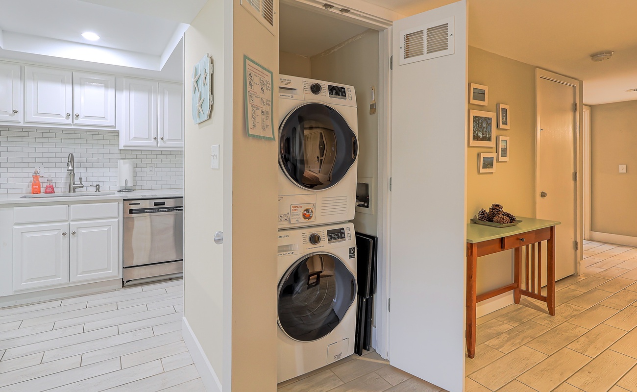 Laundry Closet in Hall