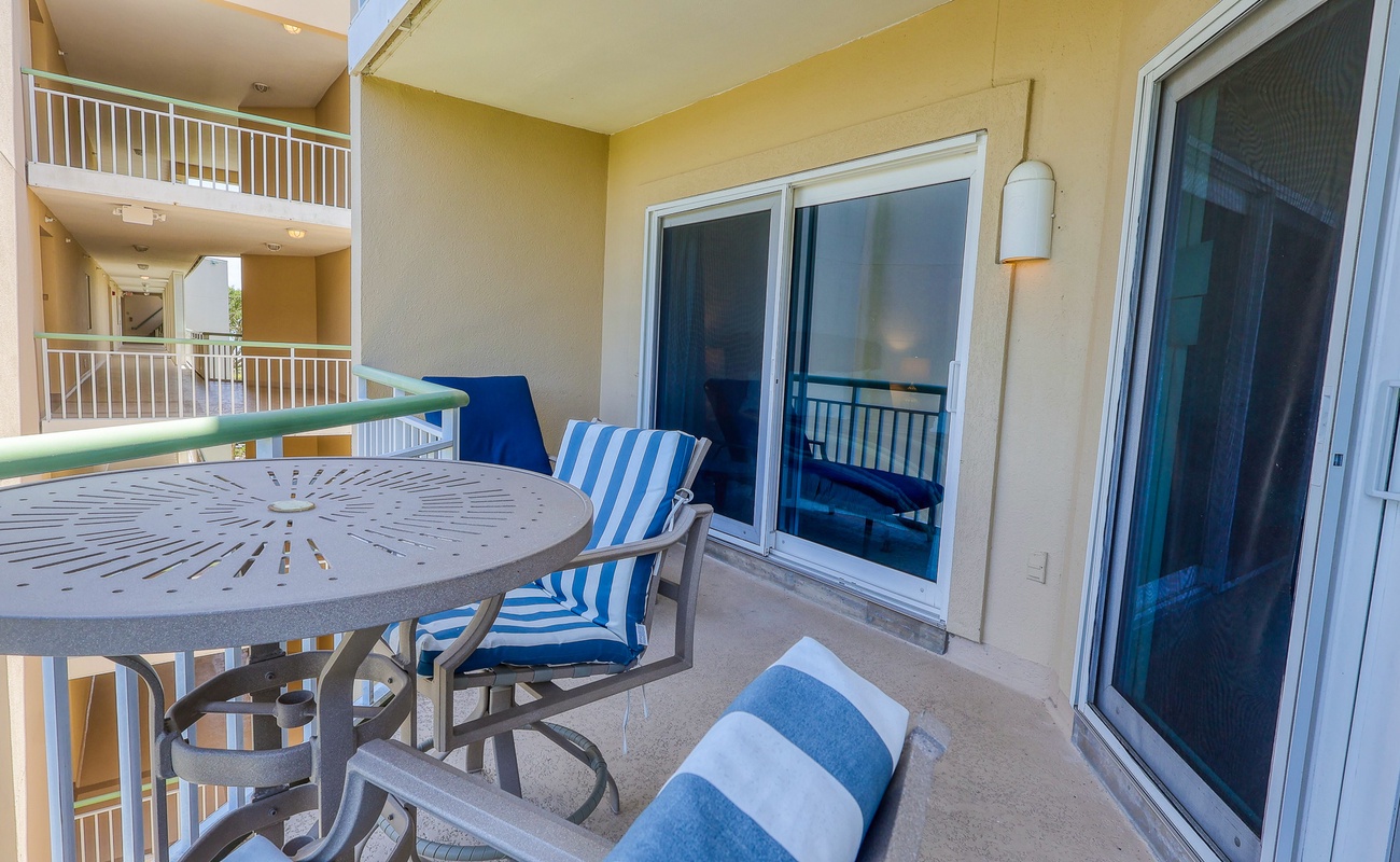 Ocean and Pool View Balcony
