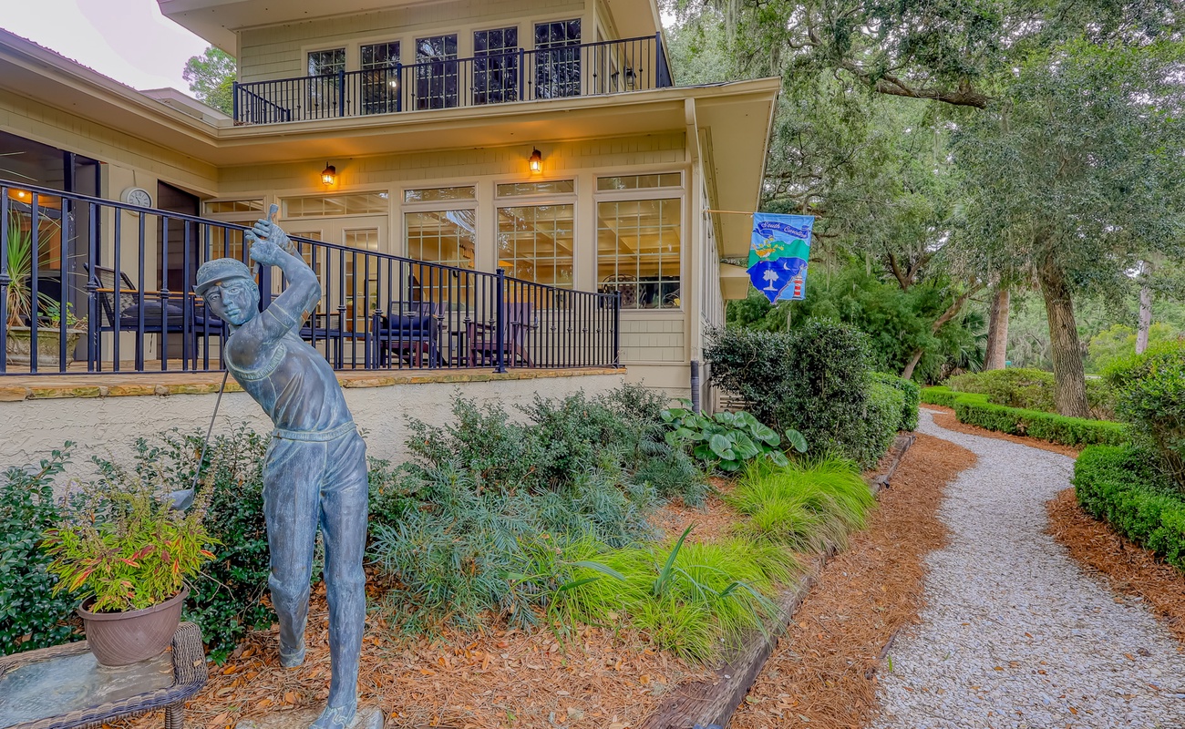 Rear Exterior View of Home