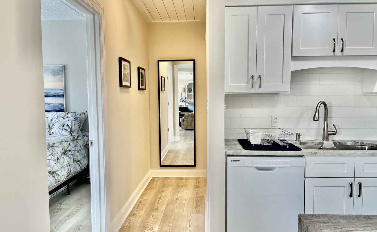 Hall to Bedroom and Bath