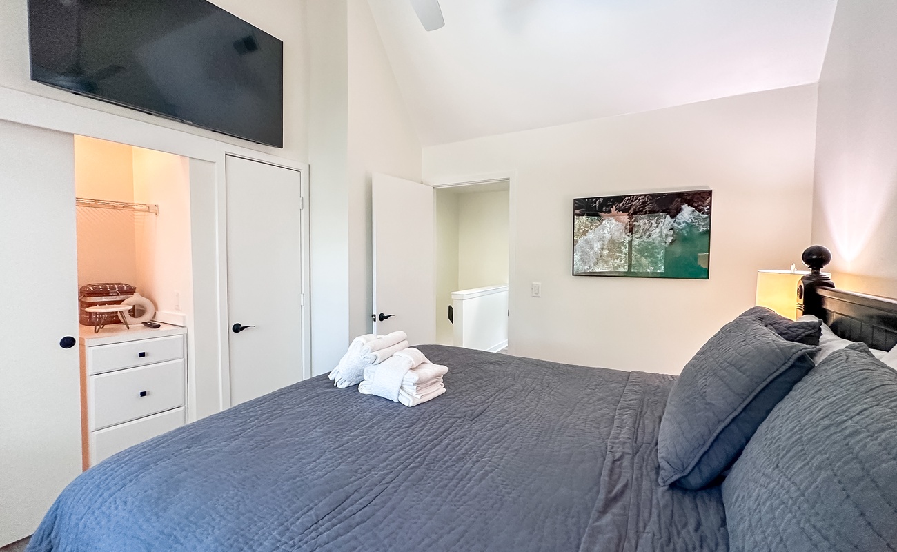 Primary Bedroom with Pool View