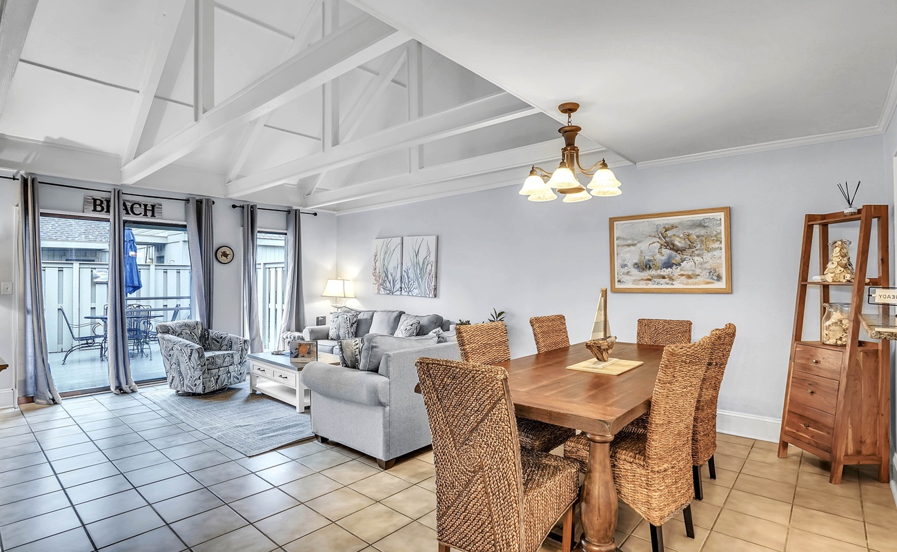 Open Living Space with Access to Private Patio