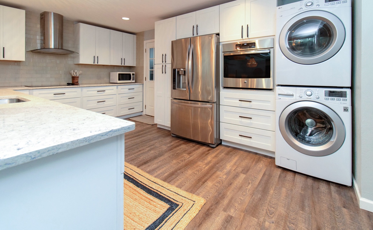 Kitchen with Laundry