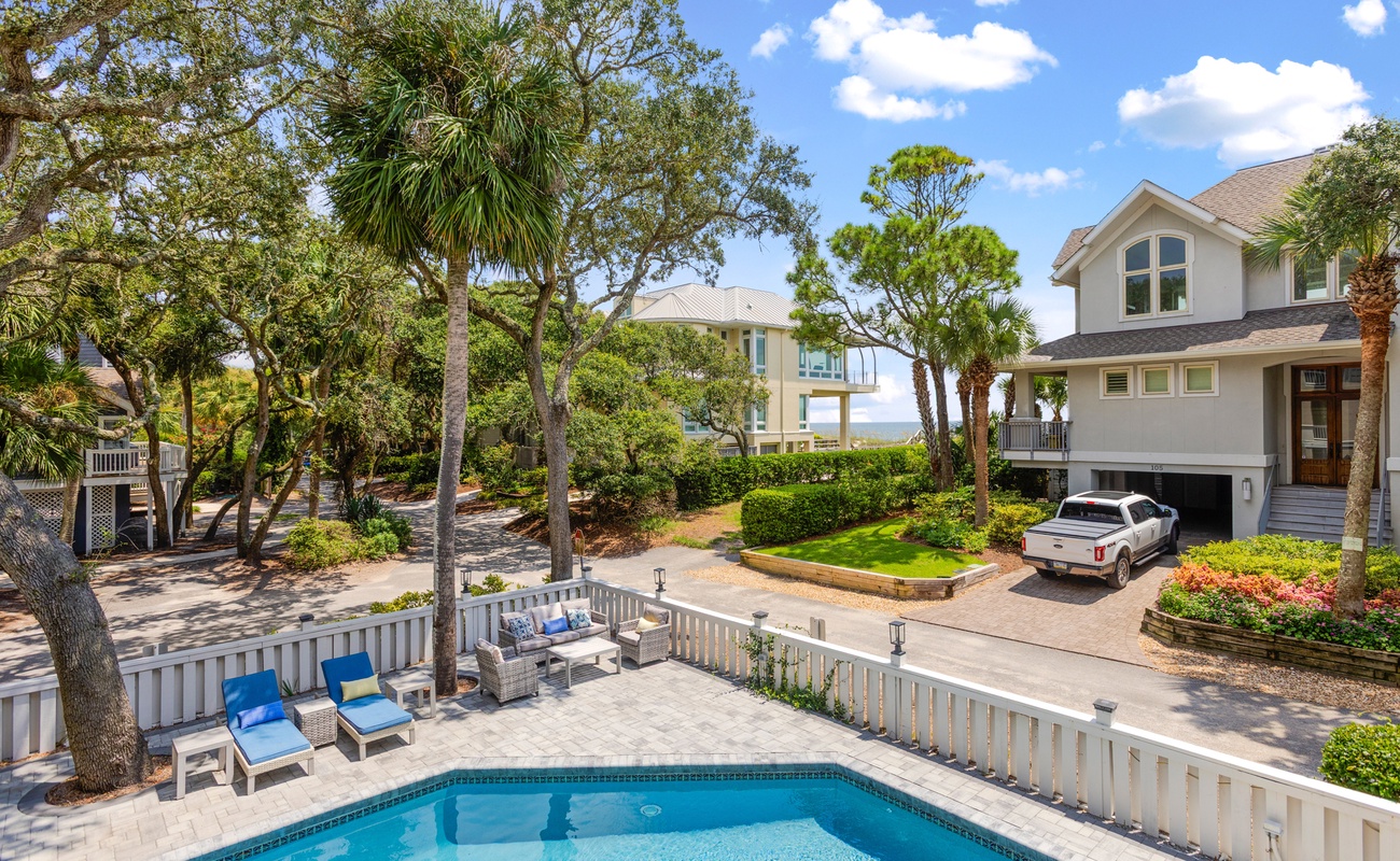 Private Pool - Just Steps to the Beach!