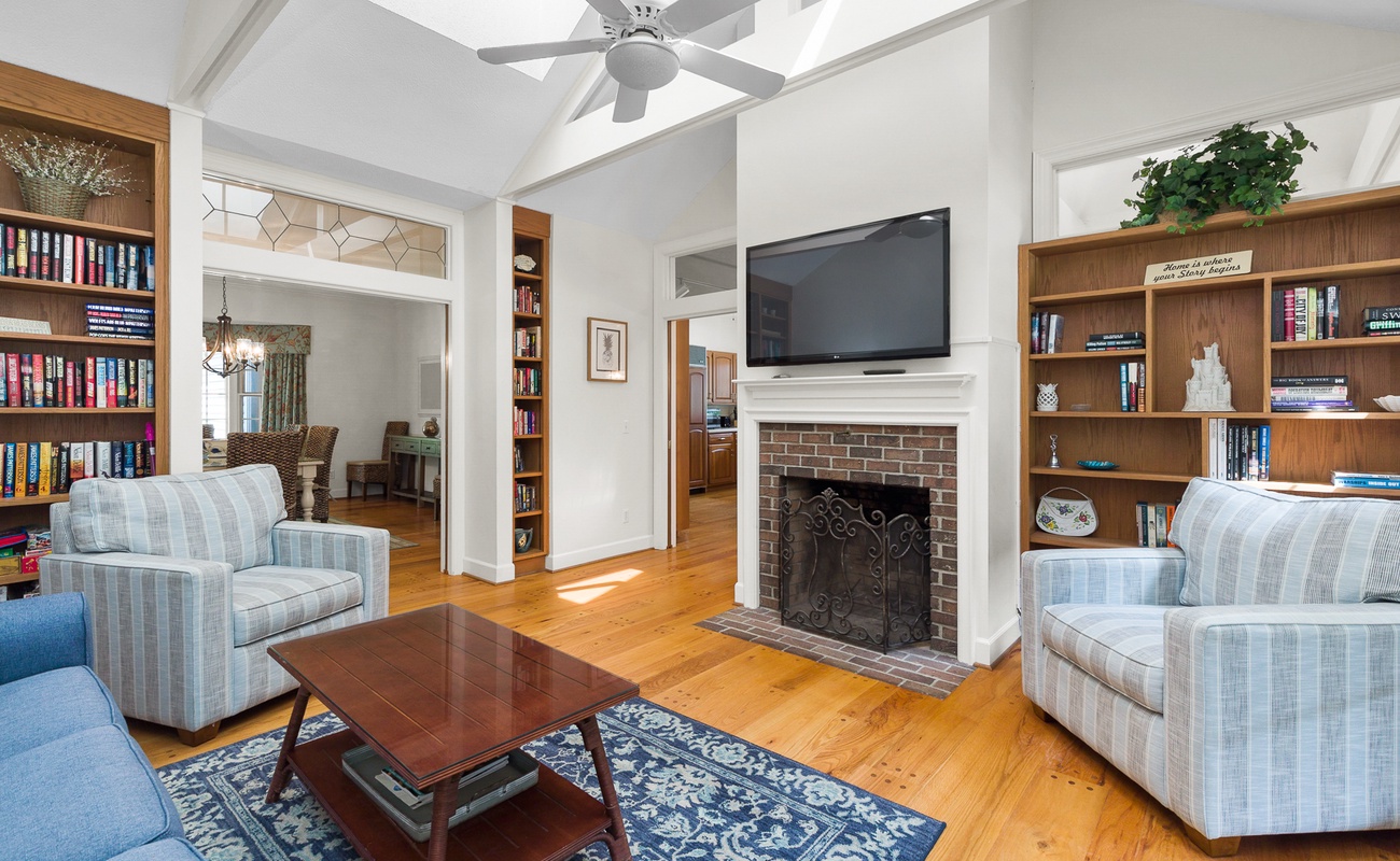 Den from Dining Area