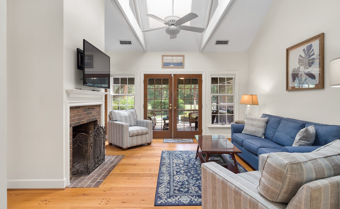 Den from Dining Area