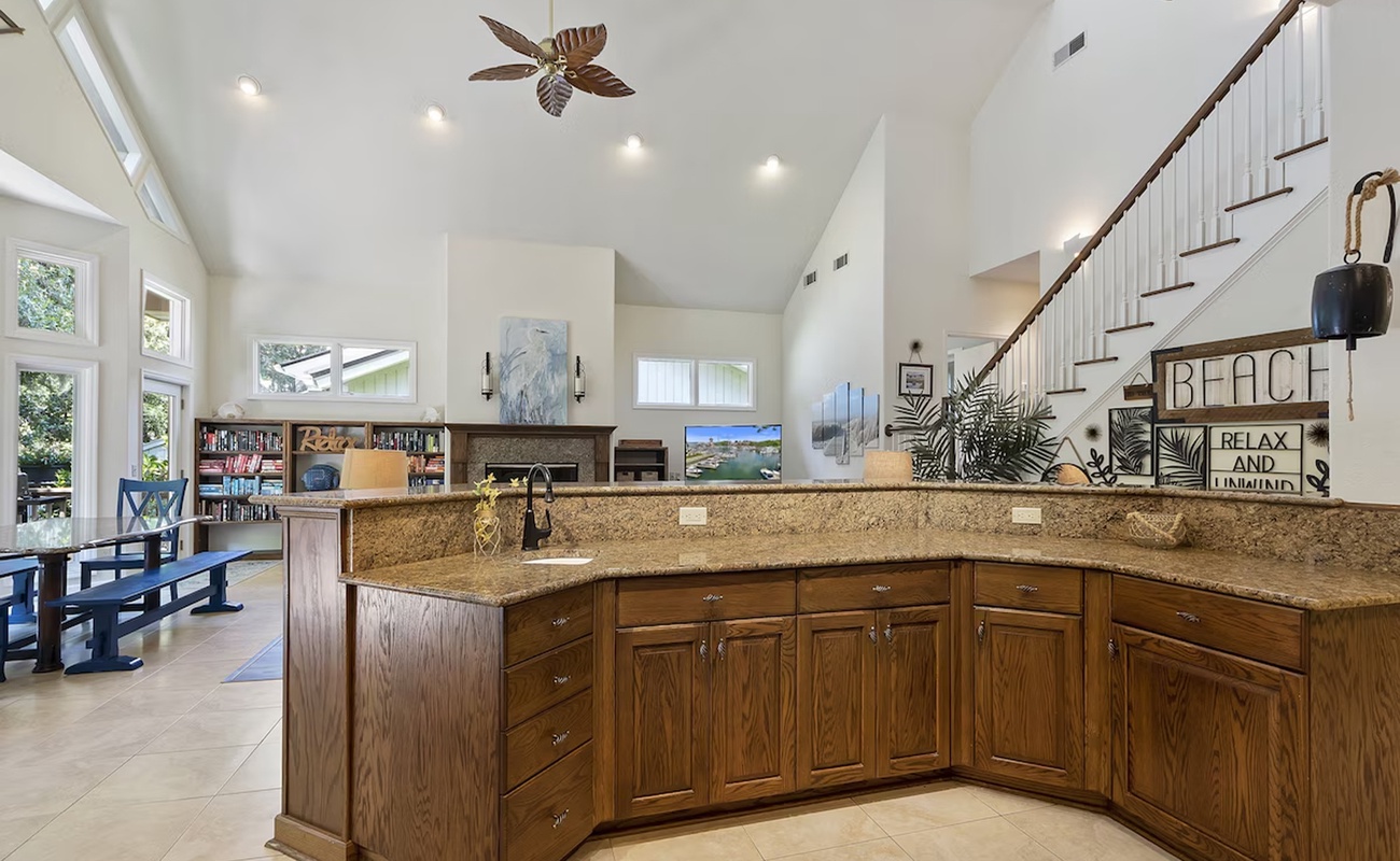 Your spacious kitchen flows seamlessly into the open living area, perfect for cooking while staying connected with family and friends.