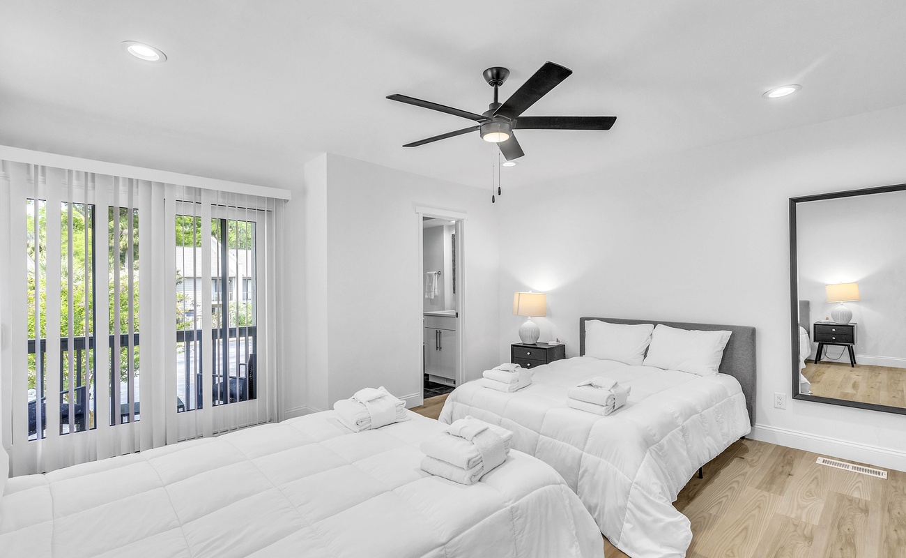 Guest Bedroom with Queen Beds