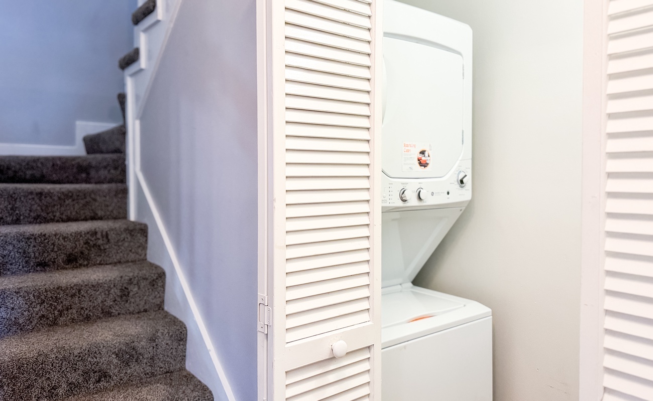 Laundry Closet at Entrance