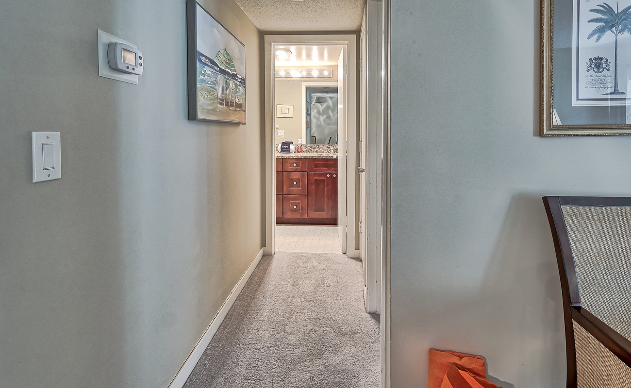 Hall Toward Bathroom and Bedroom