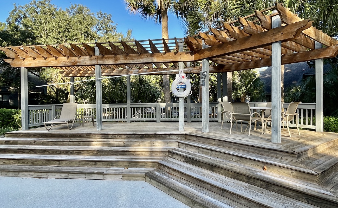 Community Pool Deck Area