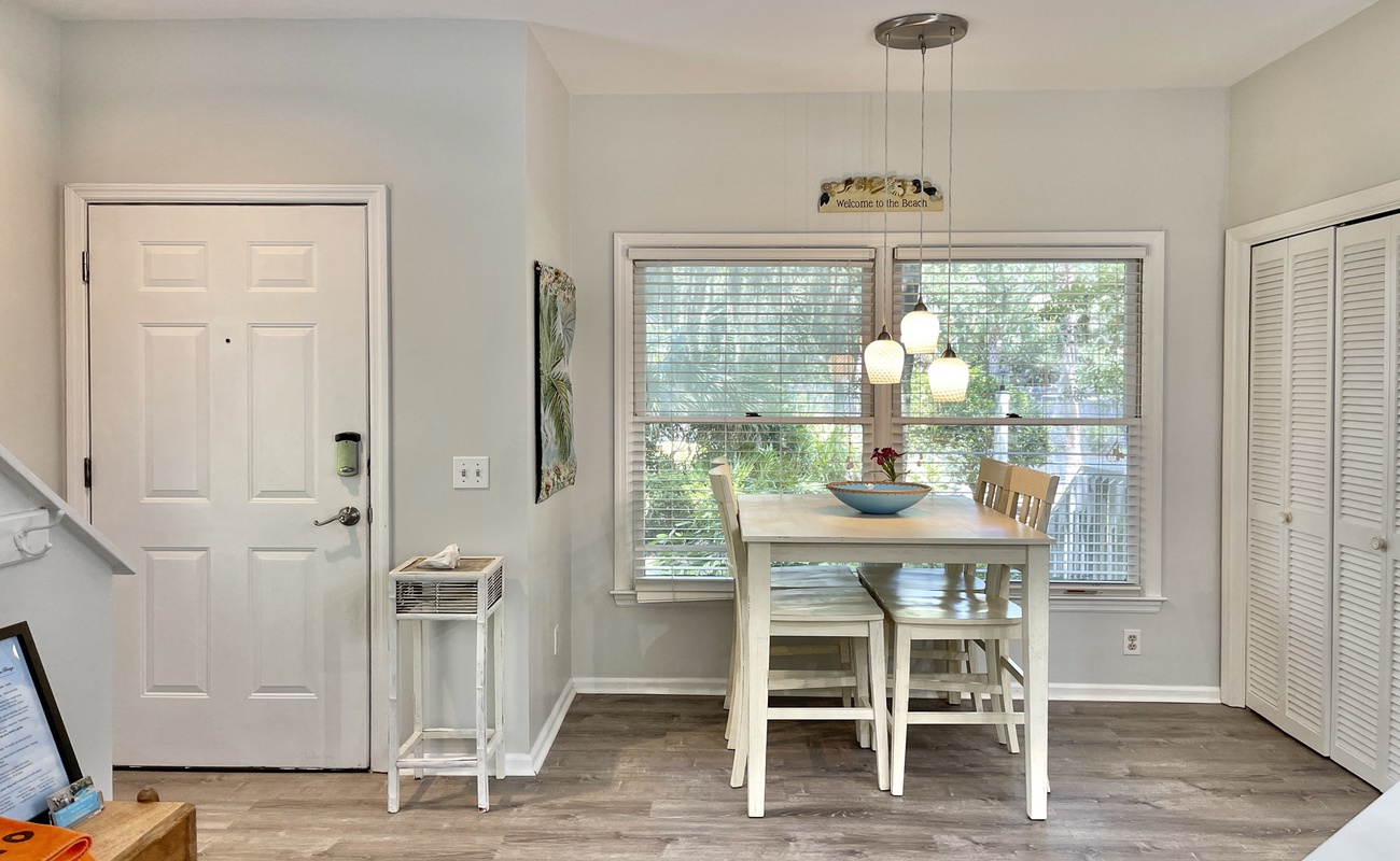 Front Door and Eating Area