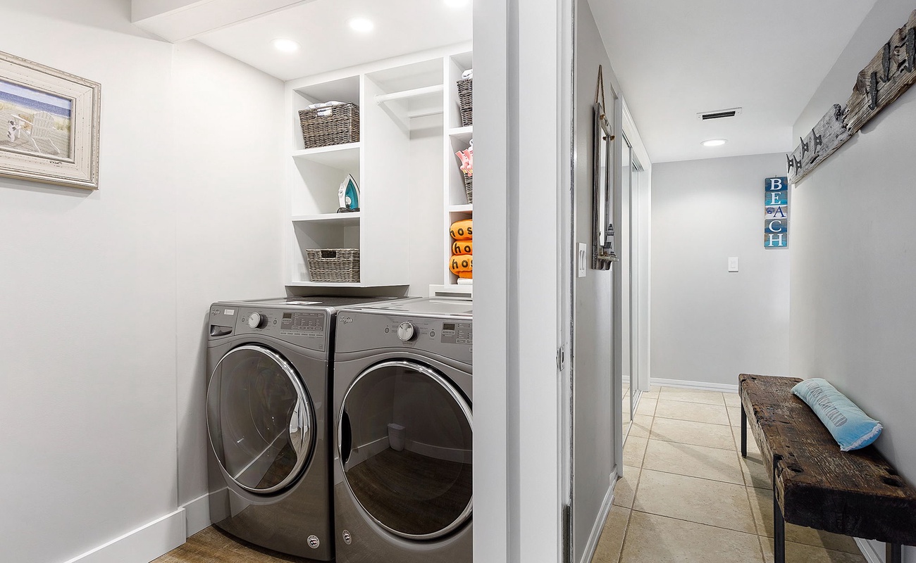Laundry Room with Garage Access