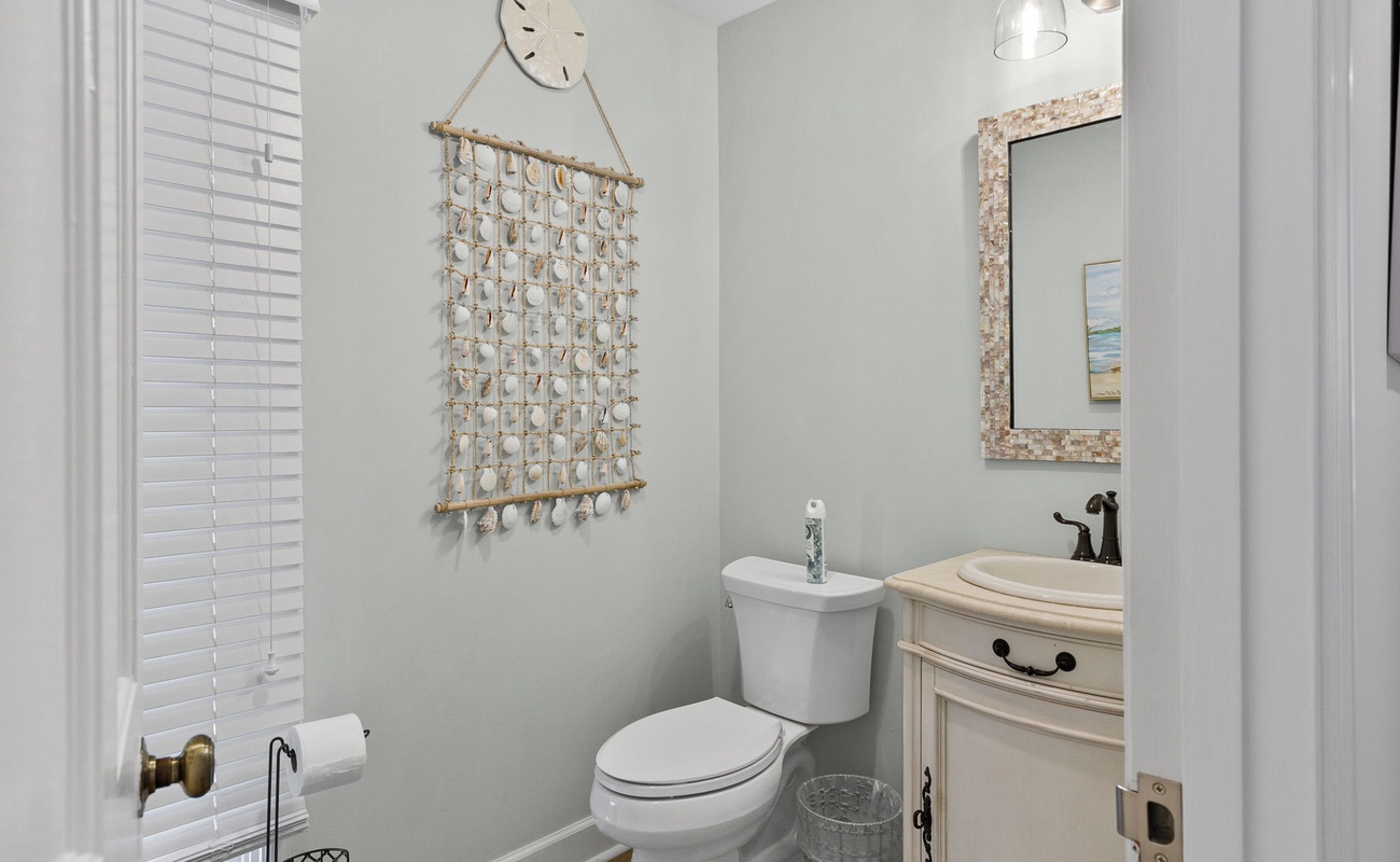 Guest Bathroom at Entrance