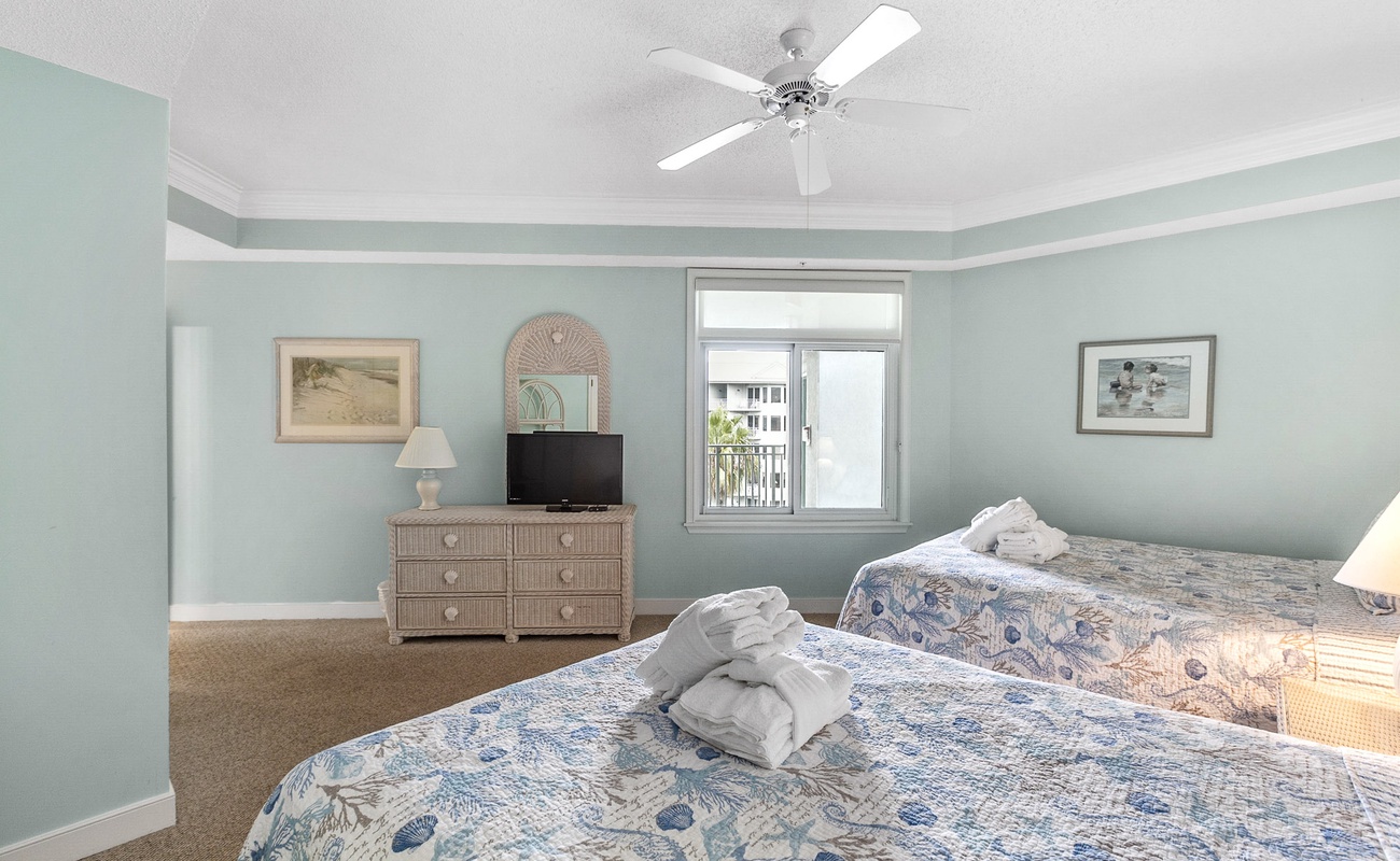 Guest Bedroom Suite #2 with 2 Queens