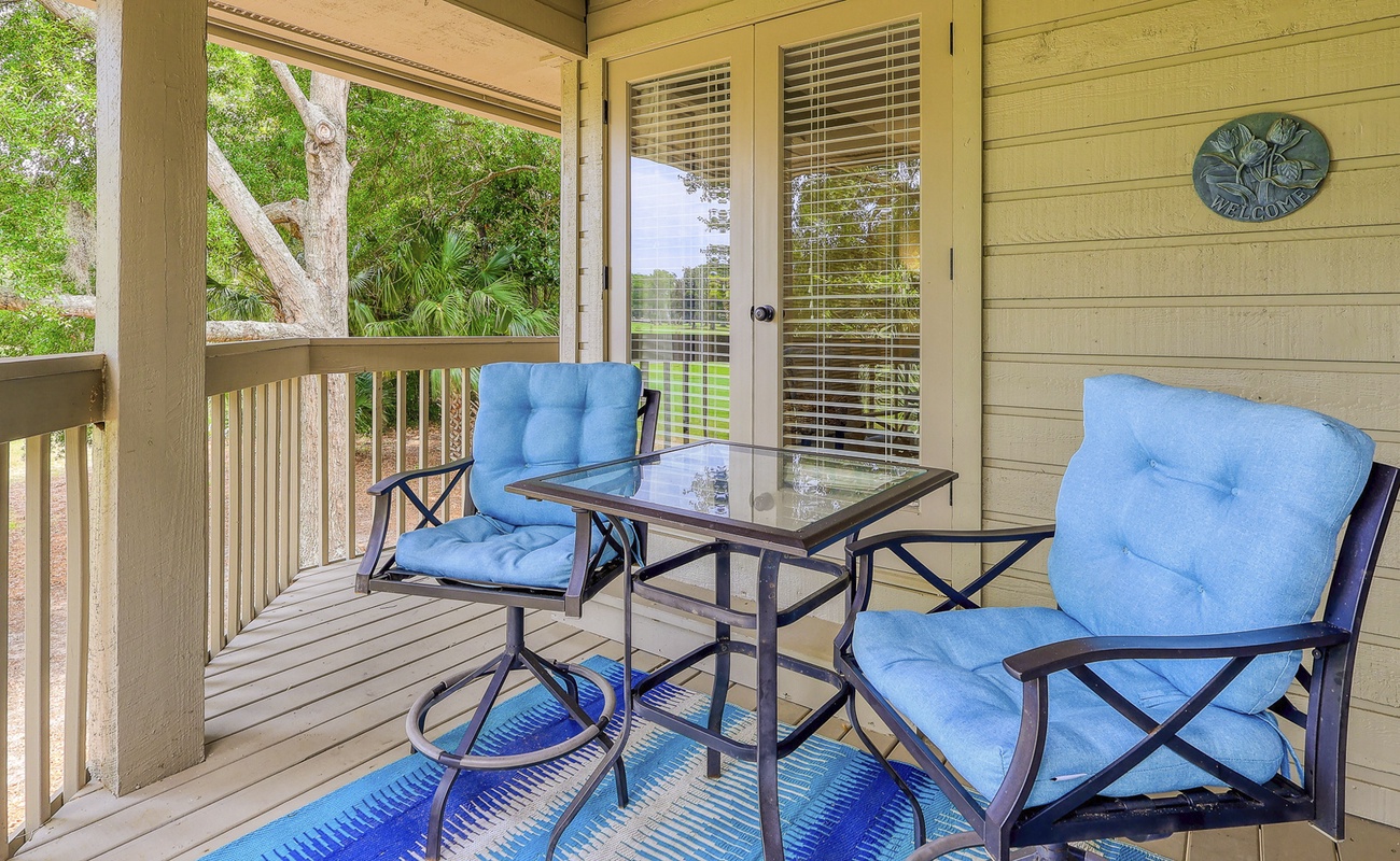 Balcony with Golf Course Views