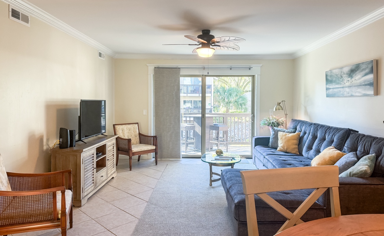 Living Area with Balcony