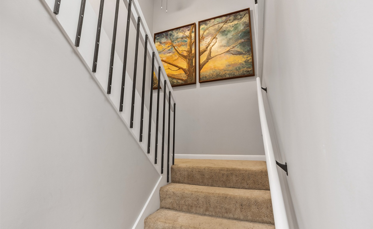 Stariwell to 2nd Floor and Rooftop Balcony