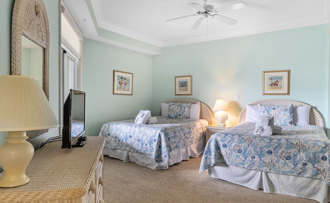 Guest Bedroom Suite #2 with 2 Queens