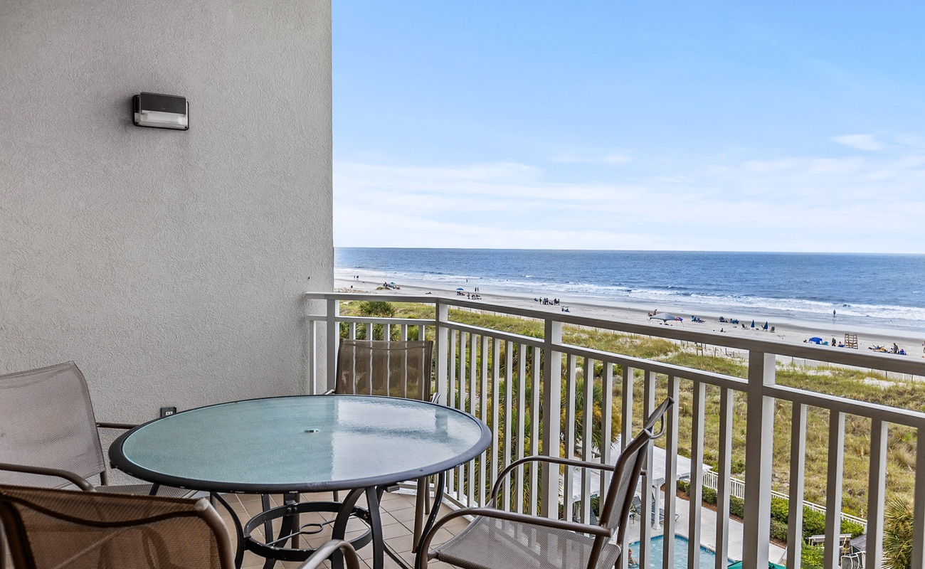 Balcony Shared by Primary Suite and Living Area