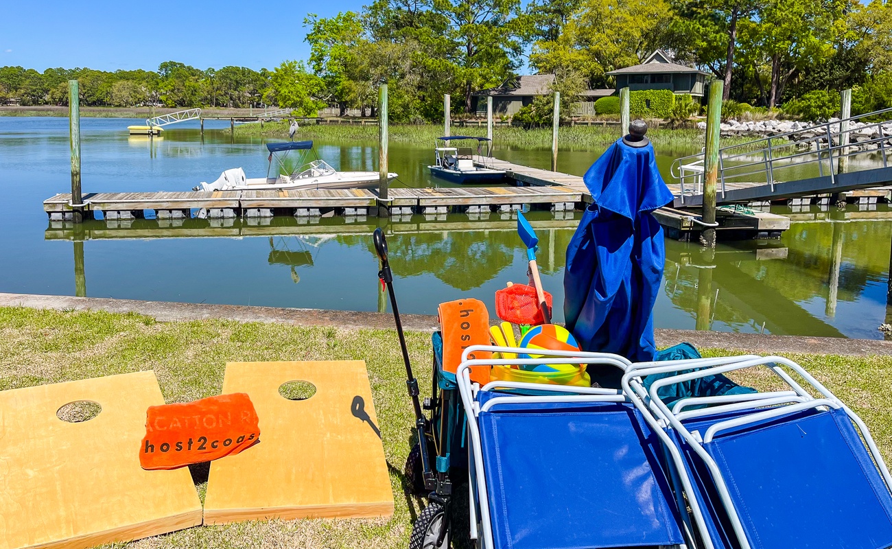Beach Gear and Corn Hole Provided in Villa!