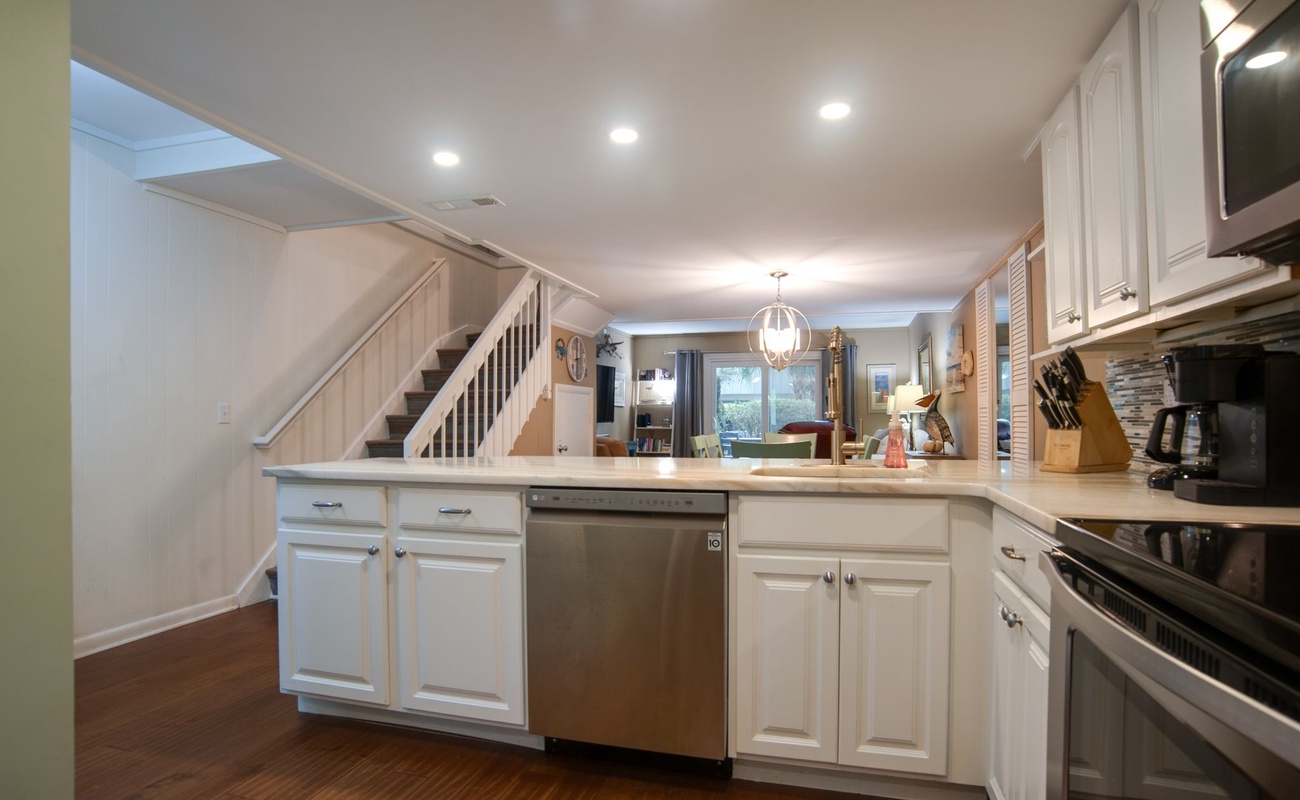 Your fully equipped kitchen awaits with modern appliances, ample counter space, and everything you need to prepare memorable meals.