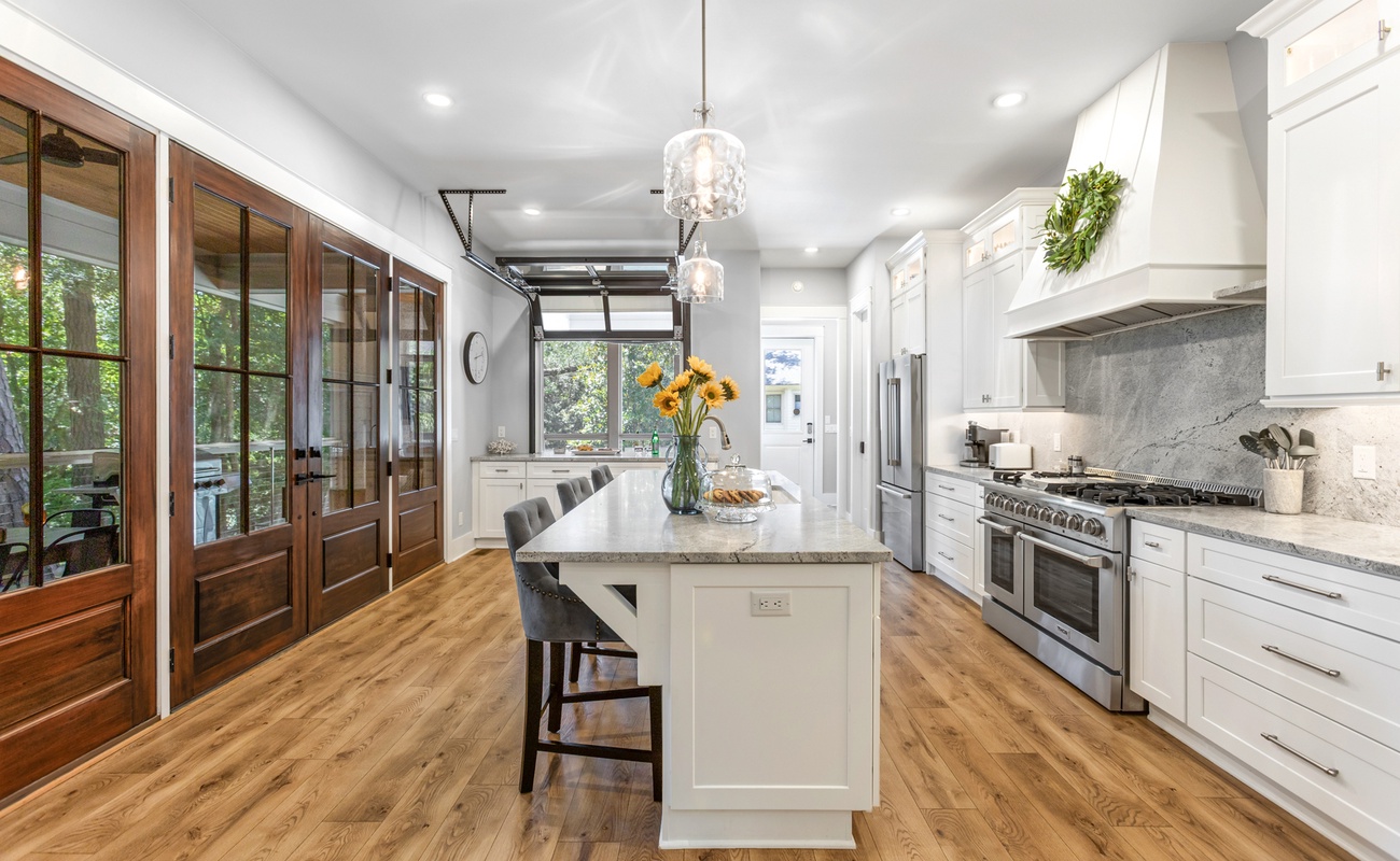 Chef's Kitchen with Screened Wraparound Porch