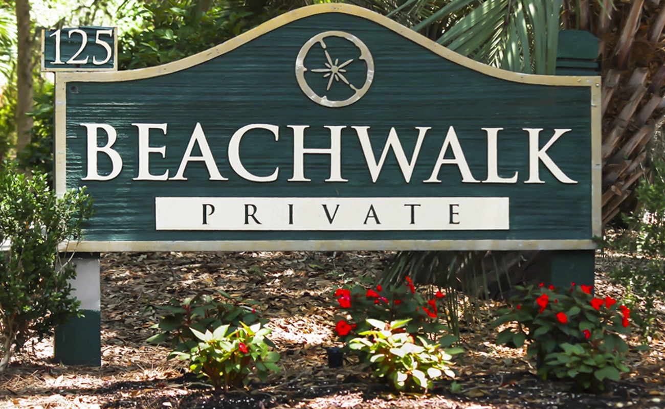 Beachwalk Sign